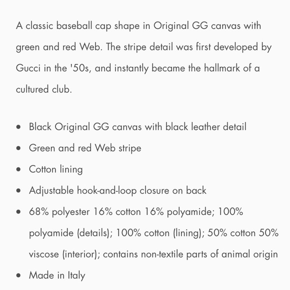 Gucci Cap - Picture 10 of 10